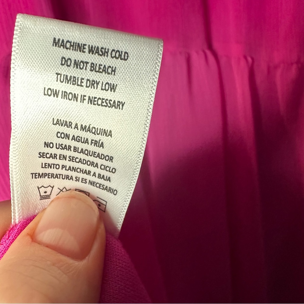 Vince Camuto Valentine’s long sleeve dress hot pink NWT. Feminine Barbie ballet - Picture 11 of 13